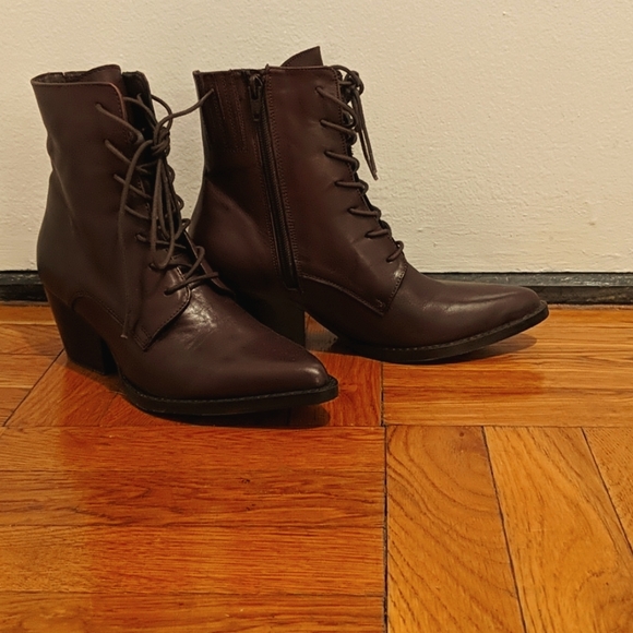 Jeffrey Campbell Kela-Lu Bootie Sz 6.5 Brown - Picture 2 of 16